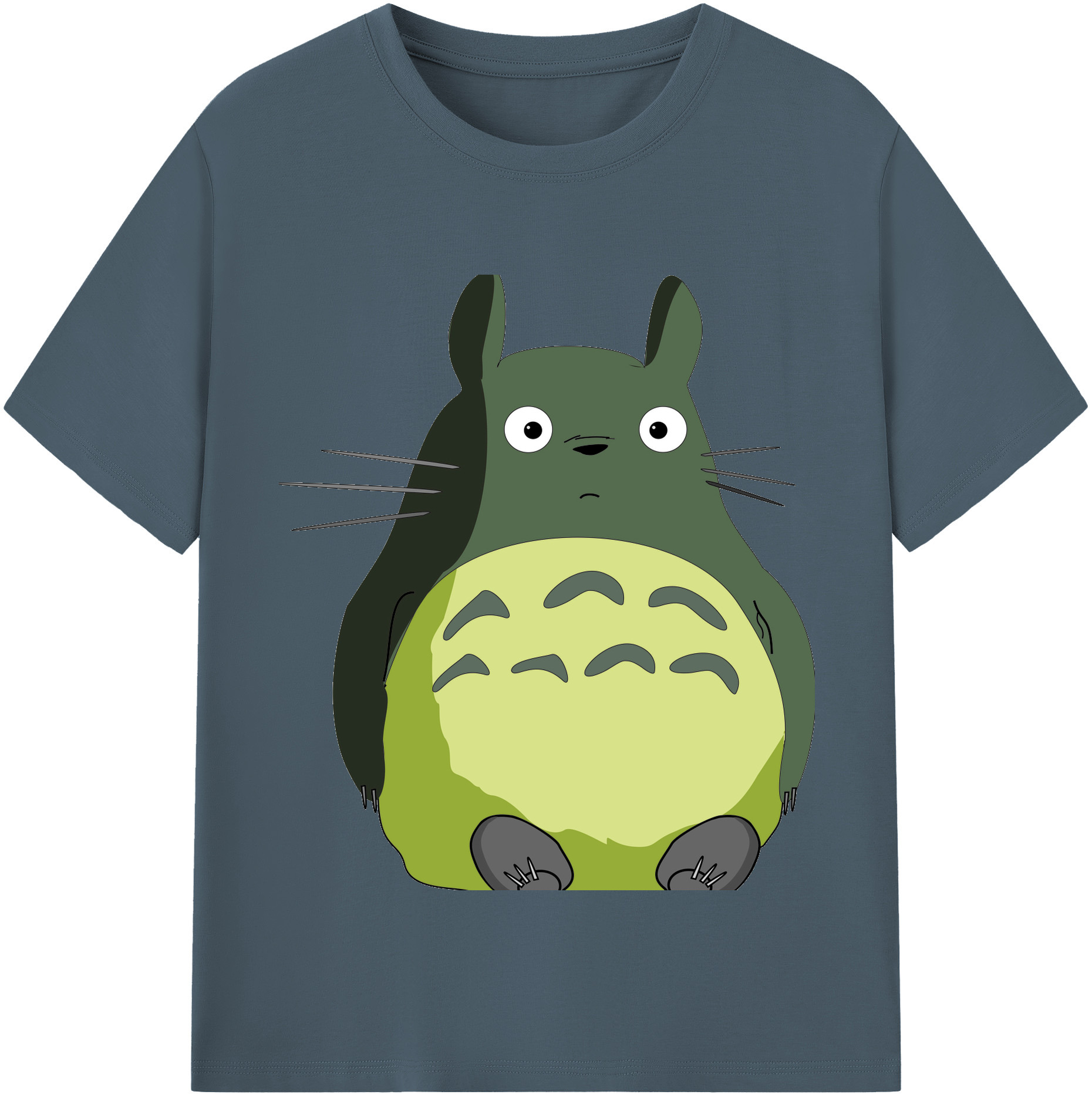 （画像用） となりのトトロ 草壁メイ 草壁サツキ My Neighbor Totoro Satsuki Kusakabe Mei Kusakabe 綿100％半袖Tシャツ（フロントプリント）